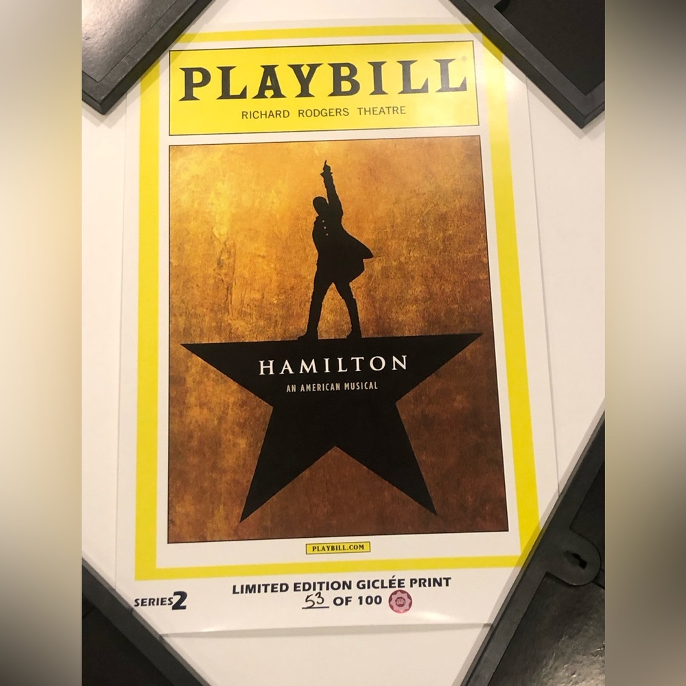 Playbill Series 2 Hamilton Musical Poster Limited Edition